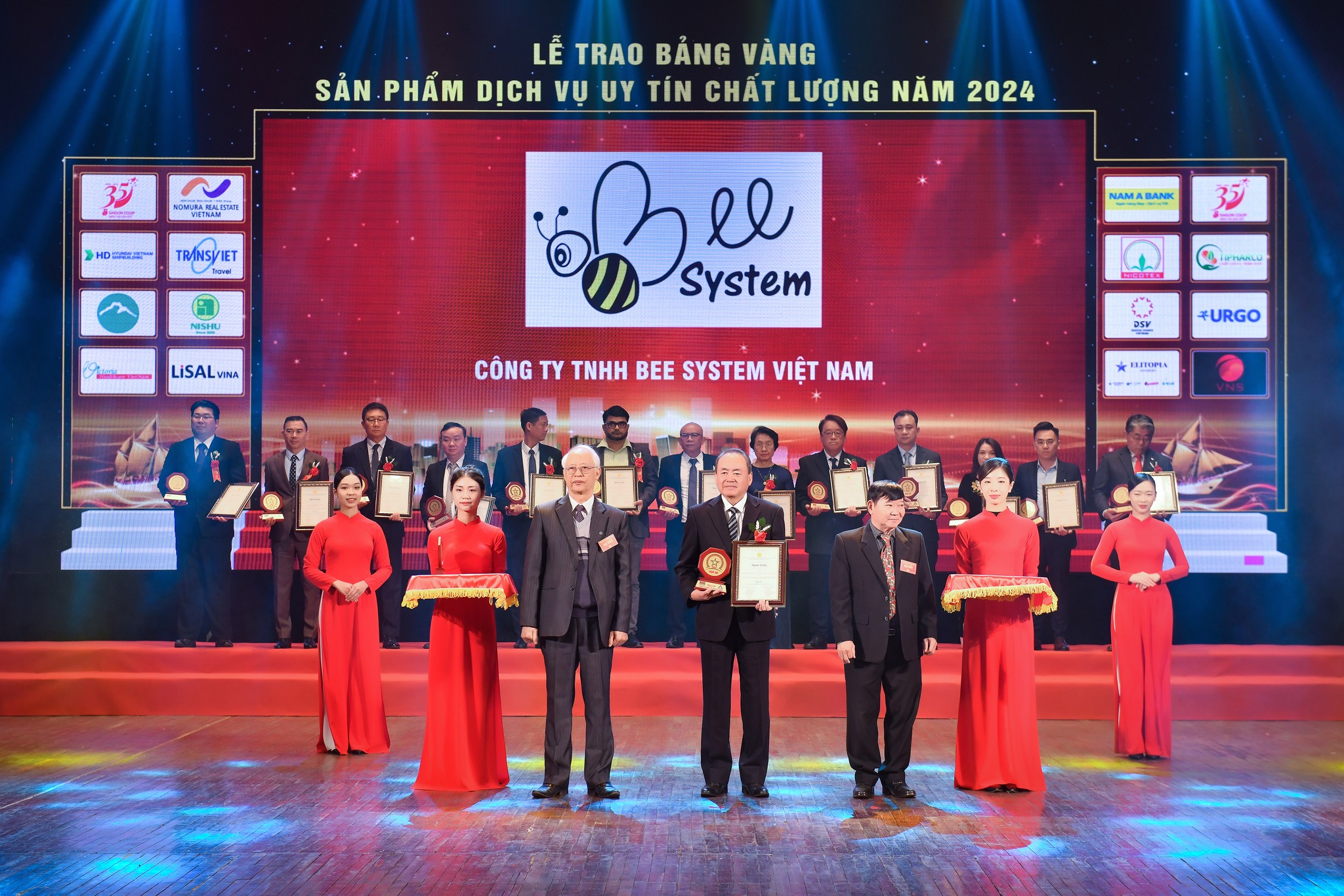 Bee System Vietnamが2024年のトップ20優良品質製品に選出されました